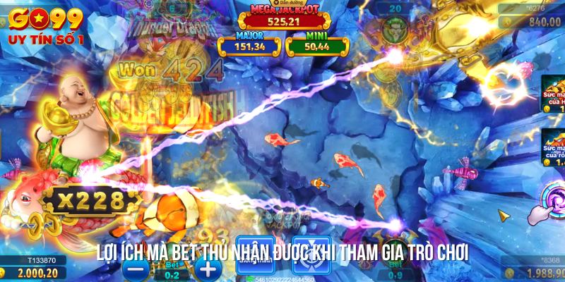 Những phần quà và lợi ích mà bet thủ có thể nhận khi chơi game.