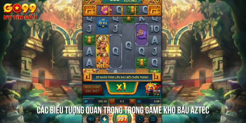 Các biểu tượng trả thưởng trong game Kho Báu Aztec