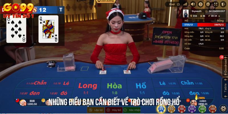 Trò chơi rồng hổ - Một trải nghiệm mới lạ trong game bài